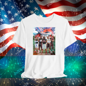 Official Atlanta Falcons Jalon Walker James Pearce Jr Billy Bowman Jr. Xavier Watts Jack Nelson 2025 Draft Class Poster T-Shirt