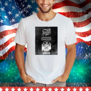 Official Death x Riddickart x Pull The Plug Patches Exclusive Scream Bloody Gore Drop Featuring The Artworlk Of Mark Ridddick Poster Tee Shirt