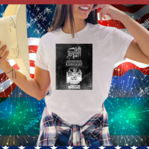 Official Death x Riddickart x Pull The Plug Patches Exclusive Scream Bloody Gore Drop Featuring The Artworlk Of Mark Ridddick Poster Tee Shirt
