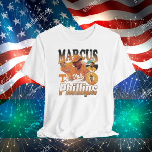 Official Marcus Phillips Tennessee Vols Baseball NCAA Division I 90s Graphic T-Shirt