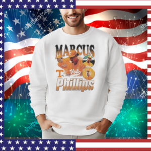 Official Marcus Phillips Tennessee Vols Baseball NCAA Division I 90s Graphic T-Shirt