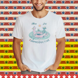 Official More Like Funproductive Skeleton Tee Shirt