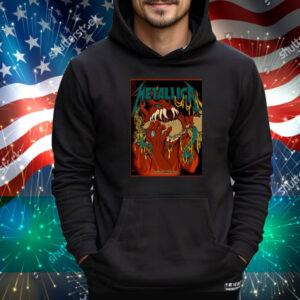 Official Poster Metallica M72 May 23 2025 Philadelphia Pennsylvania Lincoln Financial Field Painting Tee Shirt