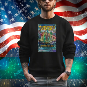 Official Poster Widespread Panic Show September 12-13 2025 Allianz Amphitheater at Riverfront Richmond VA T-Shirt