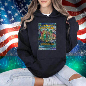 Official Poster Widespread Panic Show September 12-13 2025 Allianz Amphitheater at Riverfront Richmond VA T-Shirt