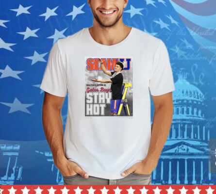 Official SLAMU 9 Walter Clayton Jr. Gator Boys Stay Hot Florida Gators Basketball Tee Shirt