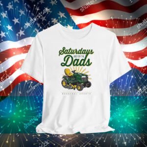 Official Saturdays Are For The Dads Riding Mower Barstool Sports T-Shirt
