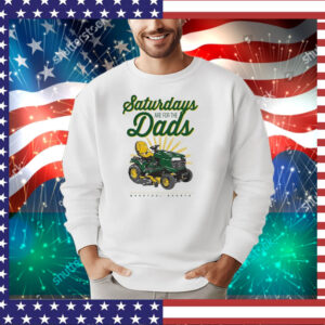 Official Saturdays Are For The Dads Riding Mower Barstool Sports T-Shirt