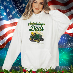 Official Saturdays Are For The Dads Riding Mower Barstool Sports T-Shirt
