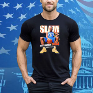 Official Shai Gilgeous-Alexander Oklahoma The Most Influential City Thunder SLAM February March 2025 Cover Tee Shirt
