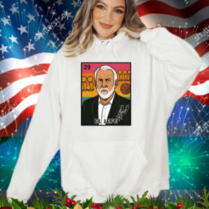 Official Spurnandez El Jefe Porvida Gregg Popovich San Antonio Spurs Retro Art T-Shirt