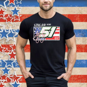 Official Sting Ray Robb American Flag And Number 2023 Tee Shirt