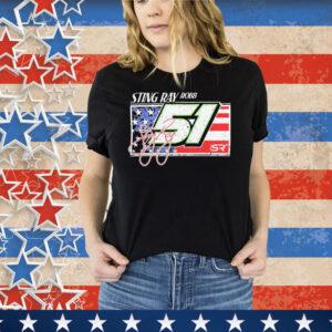 Official Sting Ray Robb American Flag And Number 2023 Tee Shirt