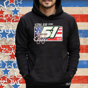 Official Sting Ray Robb American Flag And Number 2023 Tee Shirt