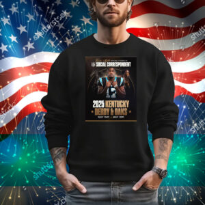 Official Xavier Legette Signed As NFL Social Correspondent 2025 Kentucky Derby & Oaks May 2nd May 3rd Poster T-Shirt