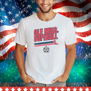 Ole Miss Softball: Women's College World Series Stripe Tee Shirt