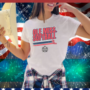 Ole Miss Softball: Women's College World Series Stripe Tee Shirt