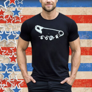 Olivia Rodrigo Sour Safety Pin Tee Shirt