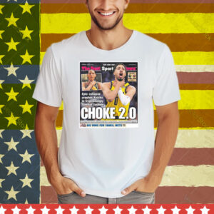 Paul Pierce Wearing New York Post Choke 2.0 Tee Shirt