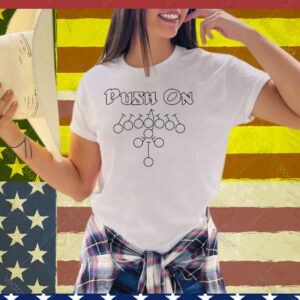 Philadelphia Eagles Push On Tush Push Tee Shirt