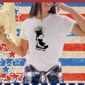 Runnner Walking Boot Tee Shirt