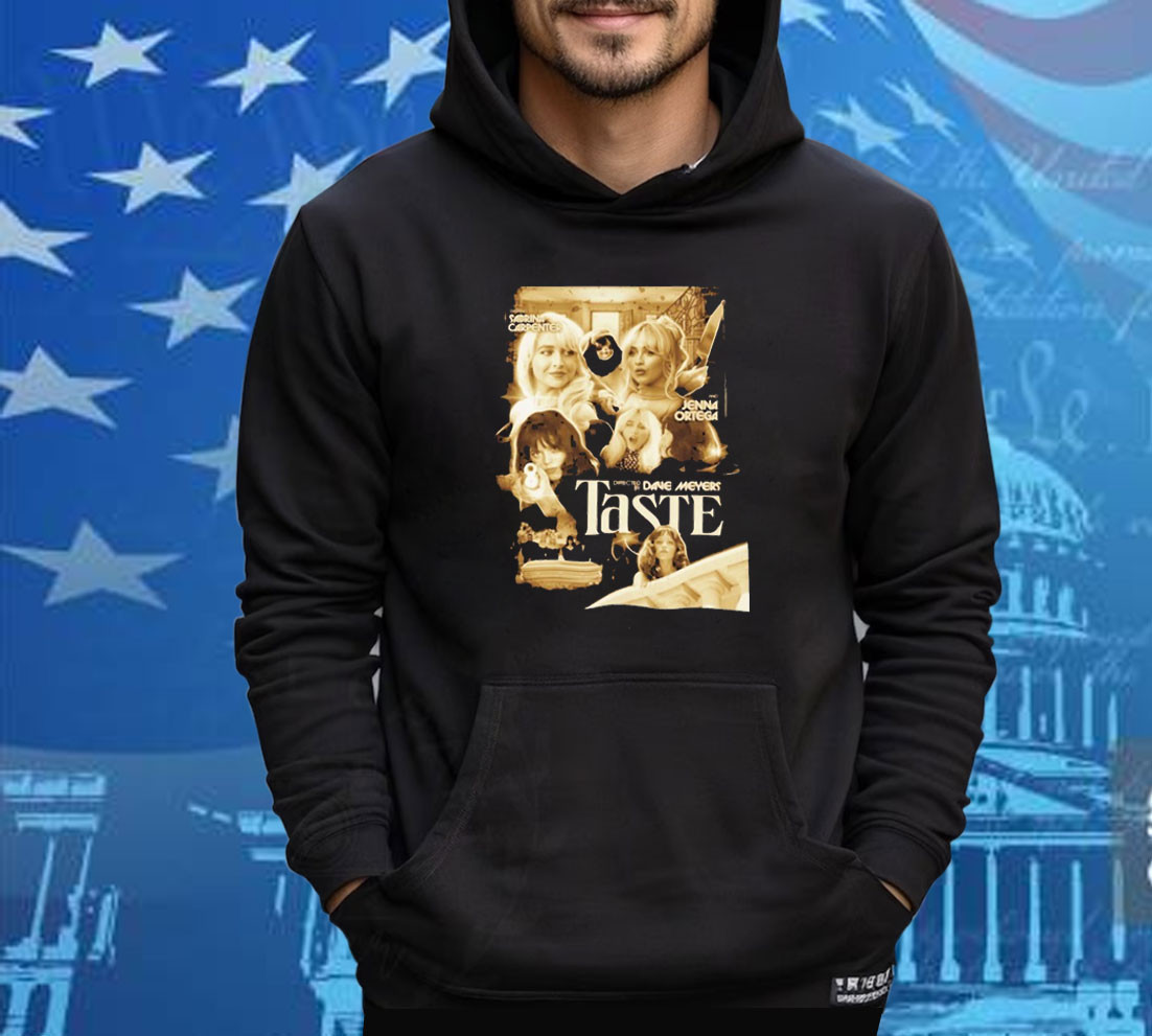 Sabrina Carpenter And Jenna Ortega Dave Meyers Taste Movie Tee Shirt
