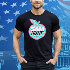 Sam Hunt Checkered Peach Tour 2022 Tee Shirt