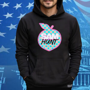 Sam Hunt Checkered Peach Tour 2022 Tee Shirt