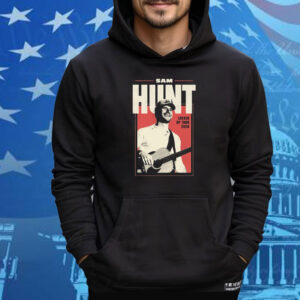 Sam Hunt Locked Up 2024 Tour Dates Guitar Tee Shirt