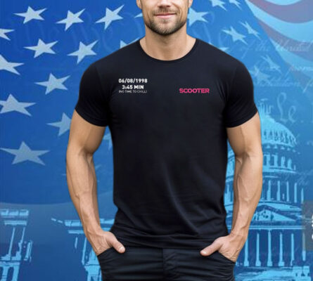 Scooter No Time To Chill 3 4 5 Min 6 8 1998 Tee Shirt