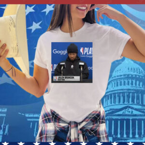 Sidetalkshop Jalen Brunson Press Conference Tee Shirt