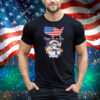 Snoopy And Friends The Peanuts New York Yankees Happy 4th Of July USA Map Tee Shirt