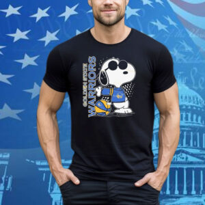 Snoopy Fan Golden State Warriors x The Peanuts Tee Shirt