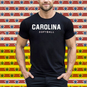 South Carolina Softball Logo Stack Tee Shirt