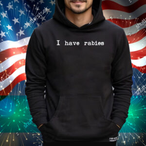 Stephanie Bulman Wearing I Have Rabies Tee Shirt