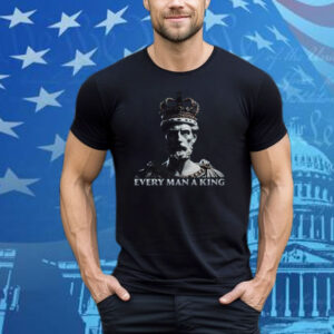 Stew Peters Huey Long Every Man A King Tee Shirt