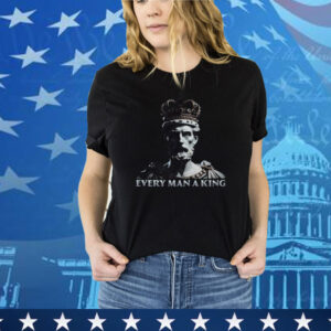 Stew Peters Huey Long Every Man A King Tee Shirt