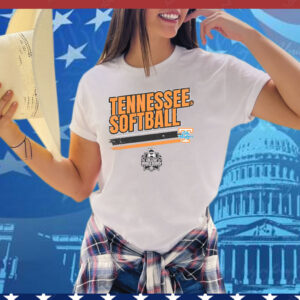 Tennessee Softball Women's College World Series Stripe Tee Shirt