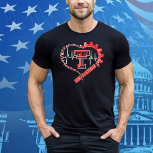 Texas Tech Red Raiders Engineering Heartbeats Tee Shirt