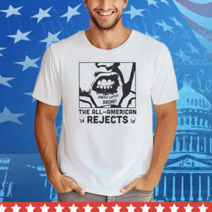 The All American Rejects Dirty Little Secret Lip Tattoo Tee Shirt