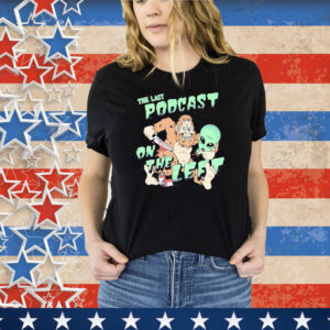 The Last Podcast On The Left Bigfoot And Alien Head Tee Shirt