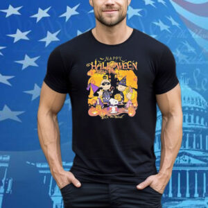 The Peanuts Snoopy & Gang Happy Halloween Trick Or Treat Tee Shirt
