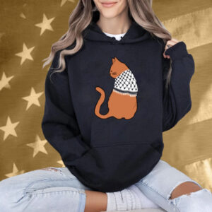 Thecatluminati Palestinian Catfiyyeh Cat T-Shirt