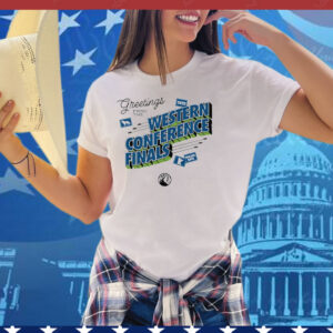 Timberwolves Greetings From The 2025 Western Conference Finals Tee Shirt