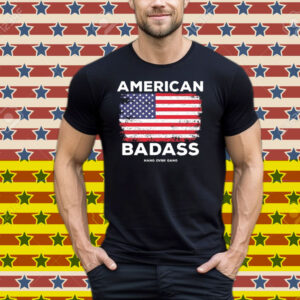 Tom Macdonald American Badass Hang Over Gang Flag Tee Shirt