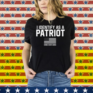 Tom Macdonald I Identify As A Patriot Hang Over Gang American Flag Tee Shirt