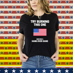 Tom Macdonald Try Burning This One Sincerely Hang Over Gang American Flag Tee Shirt