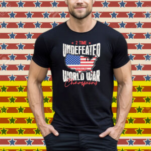 Tom Macdonald Undefeated World War Champions 2 Time Hang Over Gang American Map Tee Shirt