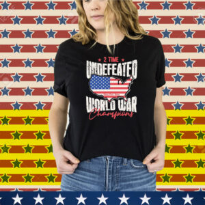 Tom Macdonald Undefeated World War Champions 2 Time Hang Over Gang American Map Tee Shirt