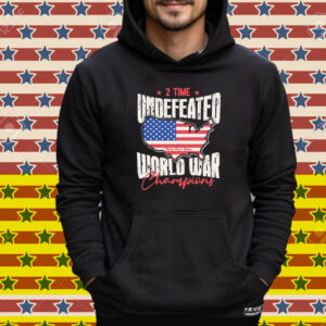 Tom Macdonald Undefeated World War Champions 2 Time Hang Over Gang American Map Tee Shirt